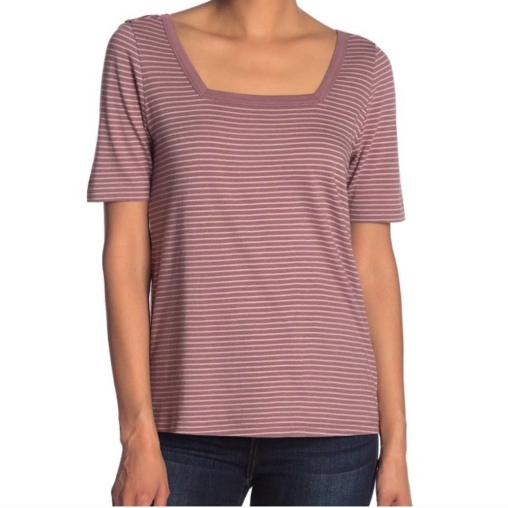 NWT Susina‎ Pinstripe T-Shirt